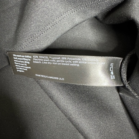 Eileen Fisher Scoop Neck Tank Dress - Black - Picture 6 of 8